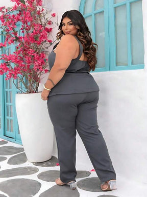 Conjunto Feminino Alfaiataria Plus Size