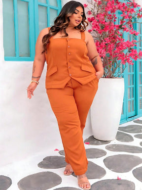 Conjunto Feminino Alfaiataria Plus Size