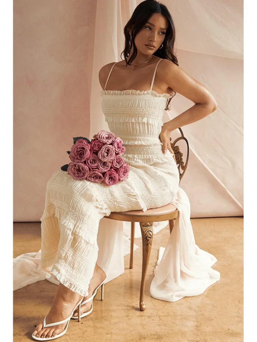 Vestido Longo Plissado Mariah - GOLDEN ERA