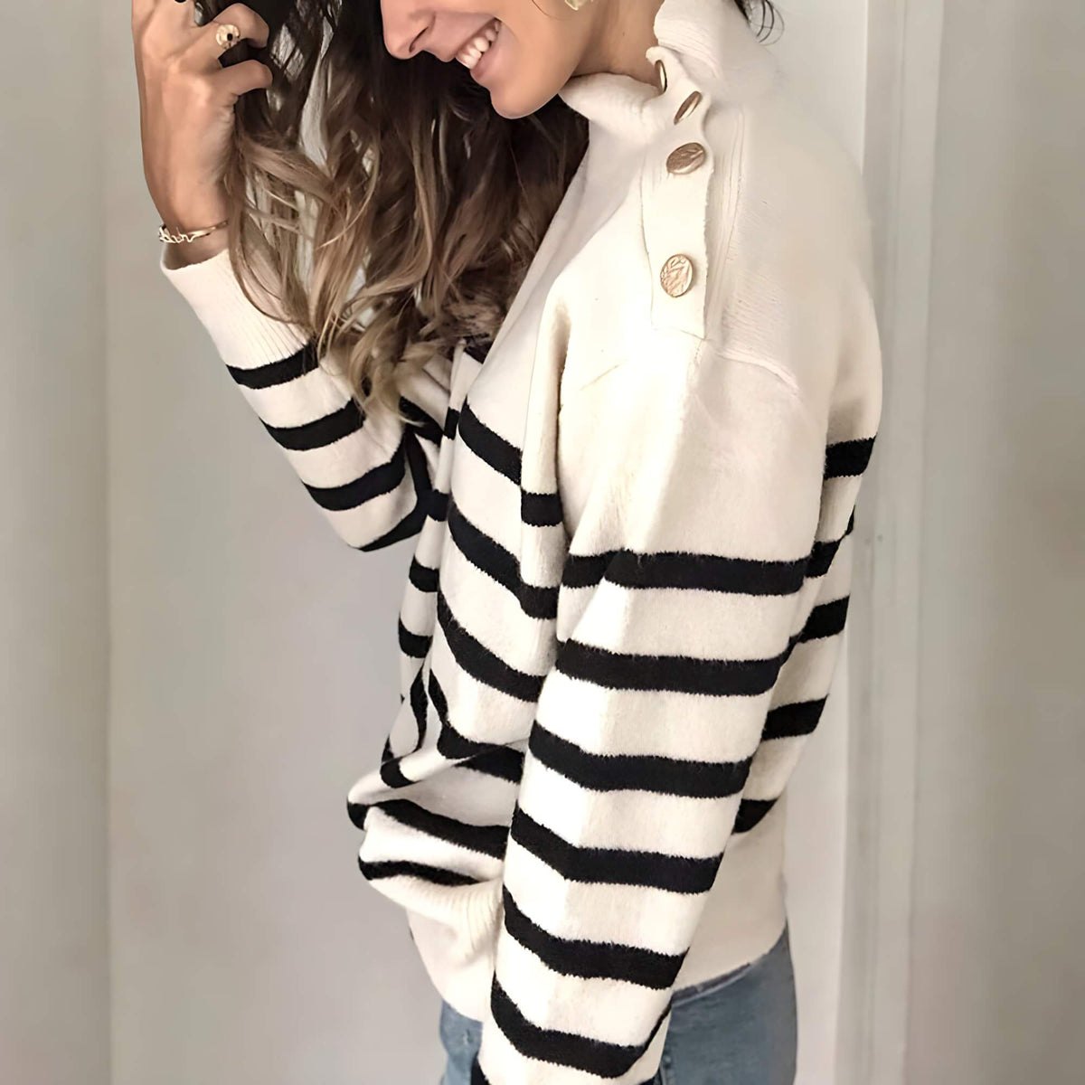 Suéter Feminino Gola Alta Danburita