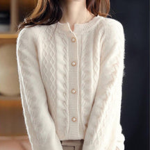 Cardigan Casual Vintage Glace