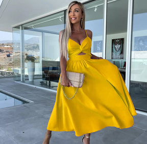 Vestido Allure Sofisticado Tecido Premium