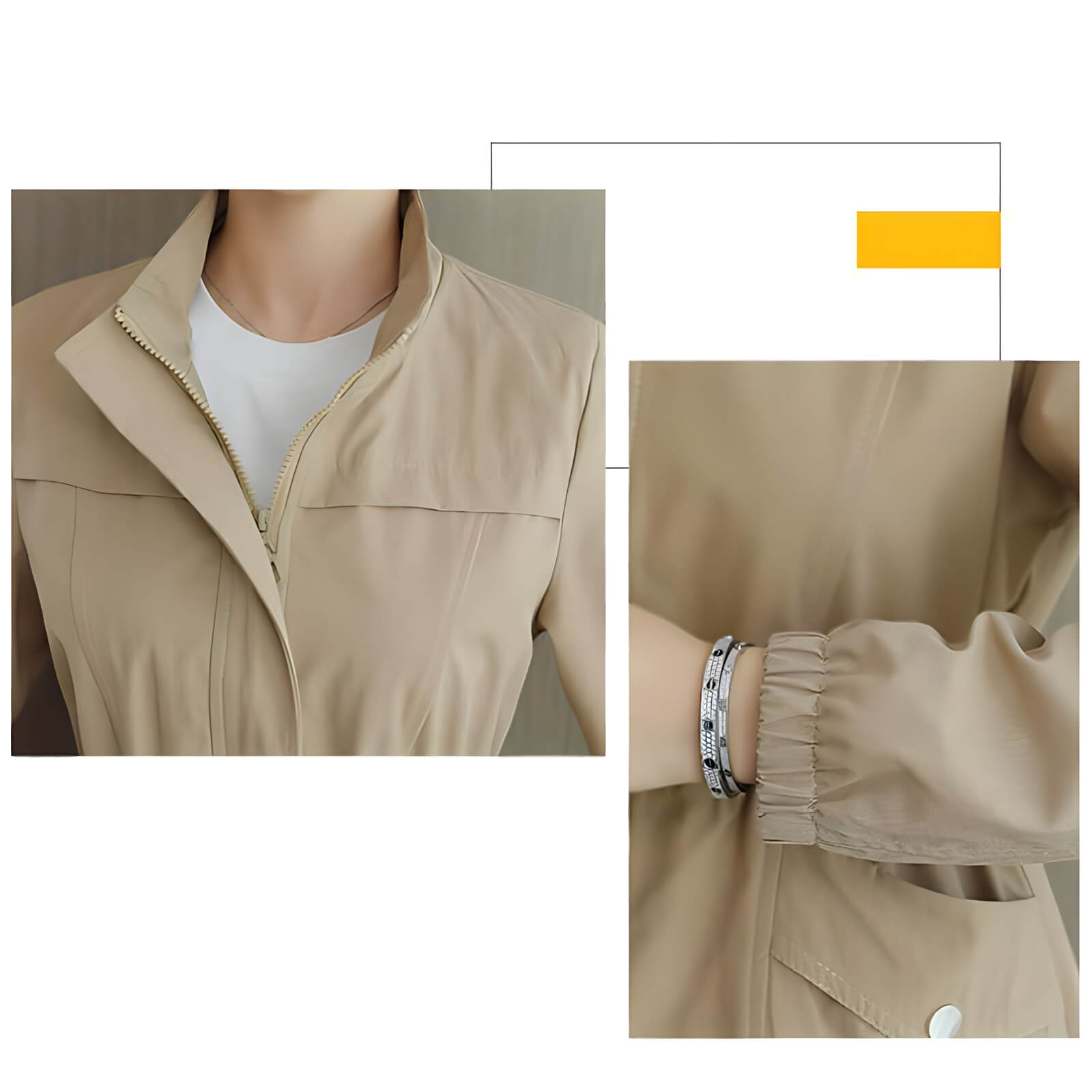 Jaqueta Feminina Casual com Regulador Amélie