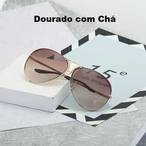 Óculos de Sol Aviador Oversized