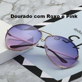 Óculos de Sol Aviador Oversized